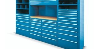 מערכת מדפים ומגירות