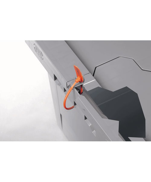 ארגז פלסטיק לתעשיה עם אבטחה