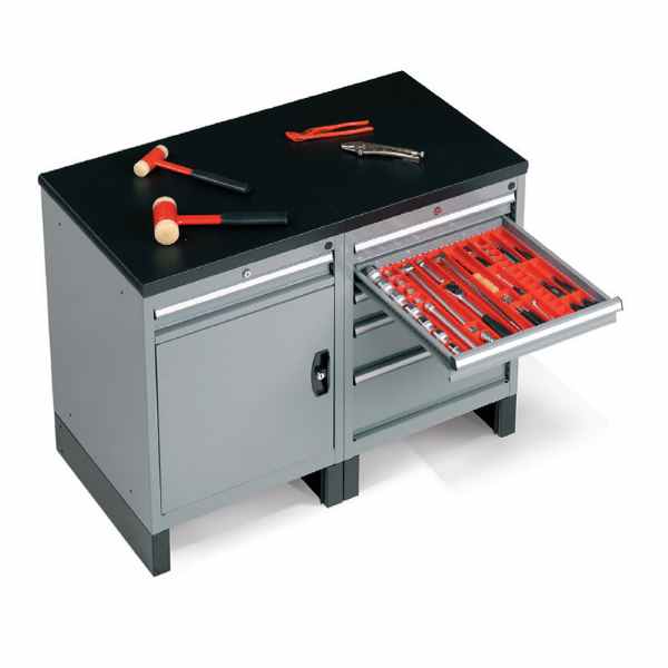 ארון כלי עבודה אפור