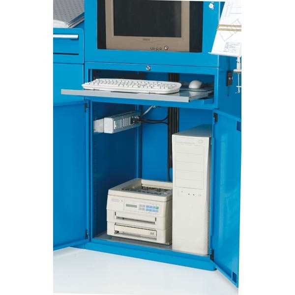 ארון מחשב ומדפסת