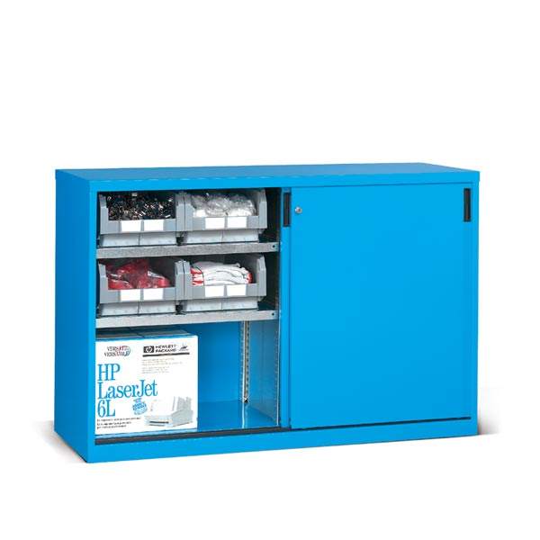 ארון מתכת 2 דלתות עם תאים