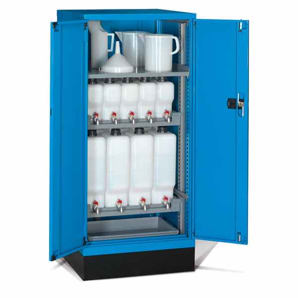 ארון מתכת לאחסון שמנים