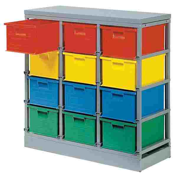 מערכת אחסון דומינו עם בסיס