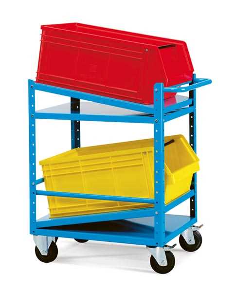 עגלת שירות מודולרית מתכווננת