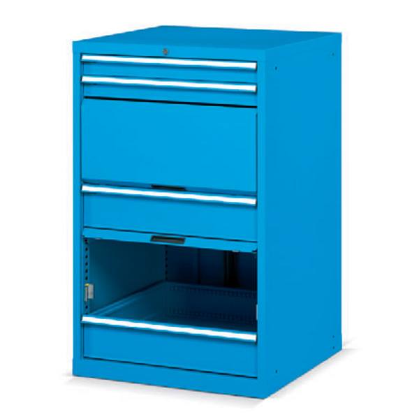 ארונית מגירות מתכת עם תאים