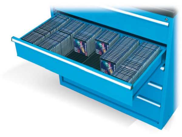 חלוקה בארון מגירות