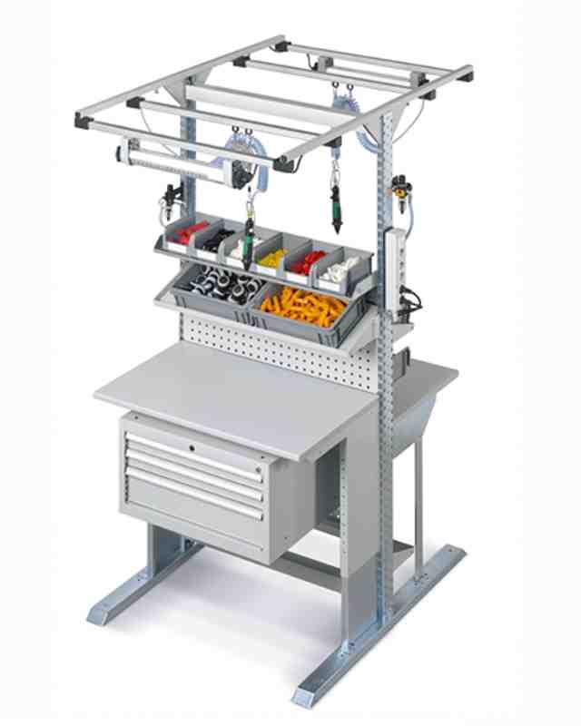 שולחן טכנאי דו צדדי