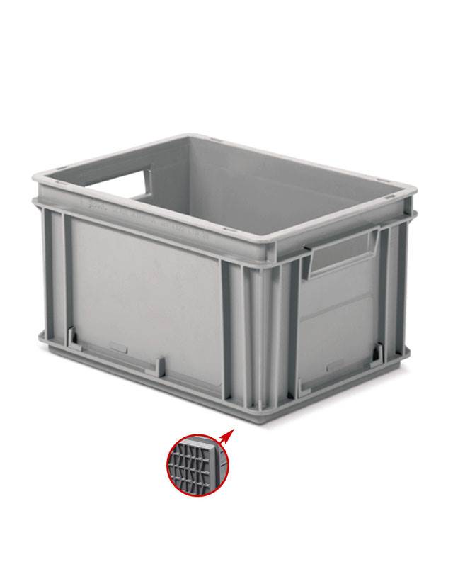 ארגז פלסטיק עם תחתית מחוזקת