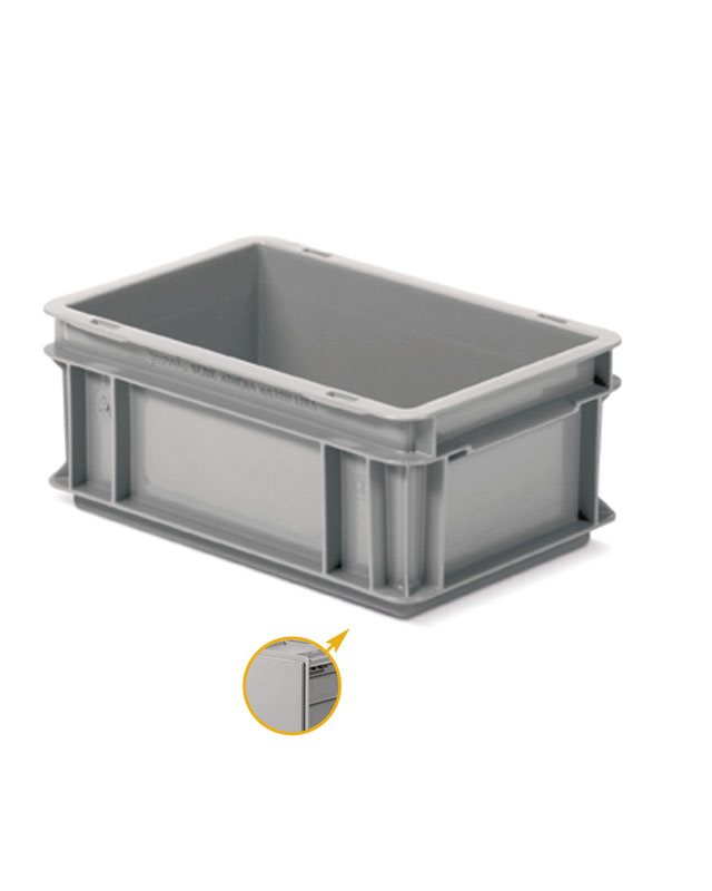 ארגז פלסטיק עם תחתית רגילה